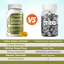 Vitamin B2 Gummies Riboflavin 400mg, B2 Vitamin Chewable Supplement, Vegan, Non GMO, Orange Flavor, 60 Count 6