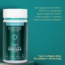 Iwi Omega-3 Minis & Brain Omega-3 Bundle, 30 Servings, Vegan Plant-Based Algae Omega 3 with EPA + DHA, Krill & Fish Oil Alternative, No Fishy Aftertaste 5