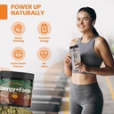 EarthNutri Energy + Focus Powder Supplement - Energy Boost & Helps Concentration with PeakO2, AlphaSize, Cognizin, PurCaf, Theacrine, Acetyl L-Carnitine L-Tyrosine – Mango Flavor - 20 Servings (171g) 3