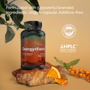 EarthNutri Energy + Focus Powder Supplement - Energy Boost & Helps Concentration with PeakO2, AlphaSize, Cognizin, PurCaf, Theacrine, Acetyl L-Carnitine L-Tyrosine – Mango Flavor - 20 Servings (171g) 4