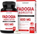 Fadogia Agrestis 600mg Extract - (180 Capsules) - [Maximum Strength] - Strength, Drive, Athletic Performance, Muscle Mass - Third Party Tested - Zero Fillers - Gluten Free, Non-GMO, Vegan Capsules 2