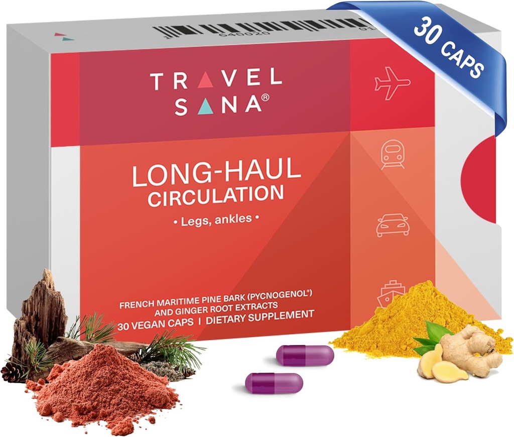 Long-Haul Circulation (30 Vegan Caps) + Immune Activator (30 Vegan Caps) 3