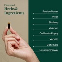 GAIA HERBS PRO Sleep Formula - Supports Restful Sleep & Relaxation for Occasional Sleeplessness* - Herbal Extracts with Valerian Root, Passionflower & Lavender - Vegan Capsules - 60 Liquid Phyto-Caps 5