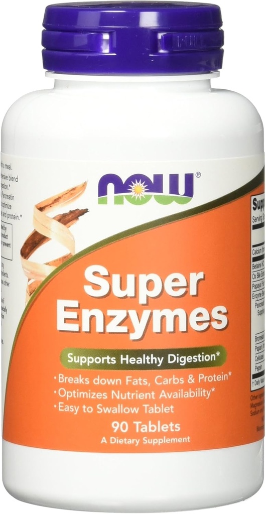 NOW Super Enzymes, 90 Tablets (Pack of 2) 2