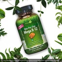 Irwin Naturals One-Per-Day Mega B-12 1,500mcg High Potency Methylcobalamin Vitamin - Fast Enhanced Absorption with MCT + Asian Ginseng - Natural Energy Boost - 60 Liquid Softgels 6