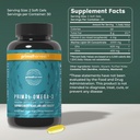 Primal Harvest Omega 3 Fish Oil Supplements, 30 Servings Soft Gels Capsules w/ 1000mg EPA + DHA Supplements, No Fishy Burps Non-GMO Omega 3 Fatty Acid, 2 Pack 3