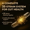 Probiotics with Prebiotics for Men and Women - 35 Strains Organic Probiotic 100 Billion CFU for Gut & Digestive Health, Vegan Acidophilus Probiotics Supplement, Non-GMO Raw Probiotic 120 Caps 4