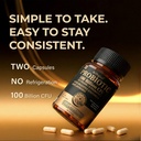 Probiotics with Prebiotics for Men and Women - 35 Strains Organic Probiotic 100 Billion CFU for Gut & Digestive Health, Vegan Acidophilus Probiotics Supplement, Non-GMO Raw Probiotic 120 Caps 5