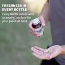 Number One Nutrition Premium Men's Daily Multivitamin Multimineral Supplement [Gluten Free, Non-GMO], Vitamins A C E D B1 B2 B3 B5 B6 B12, Magnesium, Biotin, Sprulina, and Zinc, 60 Veg Caps 6