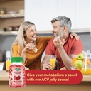 Apple Cider Vinegar Jelly Bean Gummies with The Mother and Ginger, Vegetarian Dietary Supplements for Men and Women, Digestive Health Support, 120 Apple Blast Jelly Beans, Kosher 6