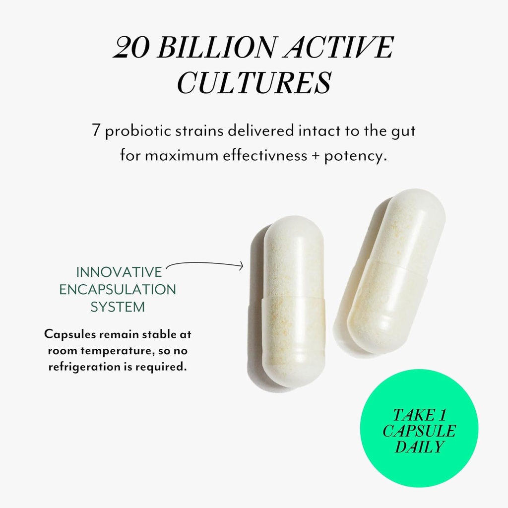 Veracity Metabolic Defense Probiotic Supplement - Probiotics for Women & Men Digestive Health, Hormone Balance, Immune, Brain &Skin Care Support for Puberty to Menopause - 6 Strains - 30 Capsules 4