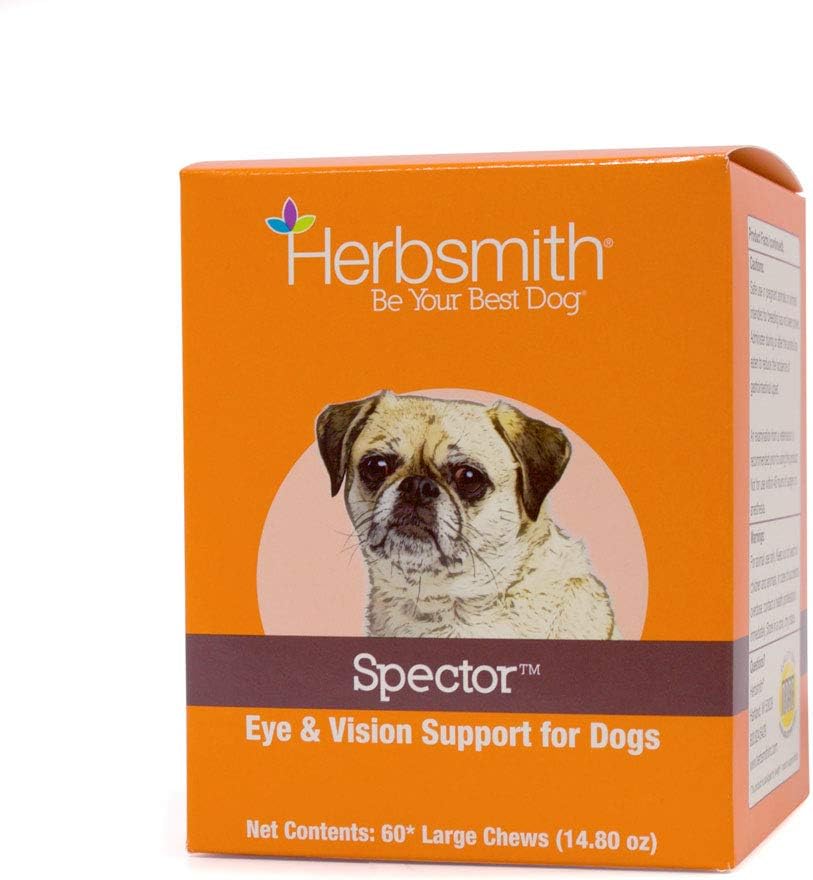 Herbsmith Spector - Eye & Vision Support for Dogs - Repair Greying Eyes - Senior Supplement for Dogs - Antioxidant for Dogs - 60Ct Large Chews 2