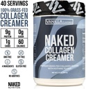 Naked Collagen Coffee Creamer - Vanilla Collagen Creamer For Coffee - Dairy-Free, Gluten-Free, GMO-Free - Support Hair, Skin, and Nails - 40 Servings 3