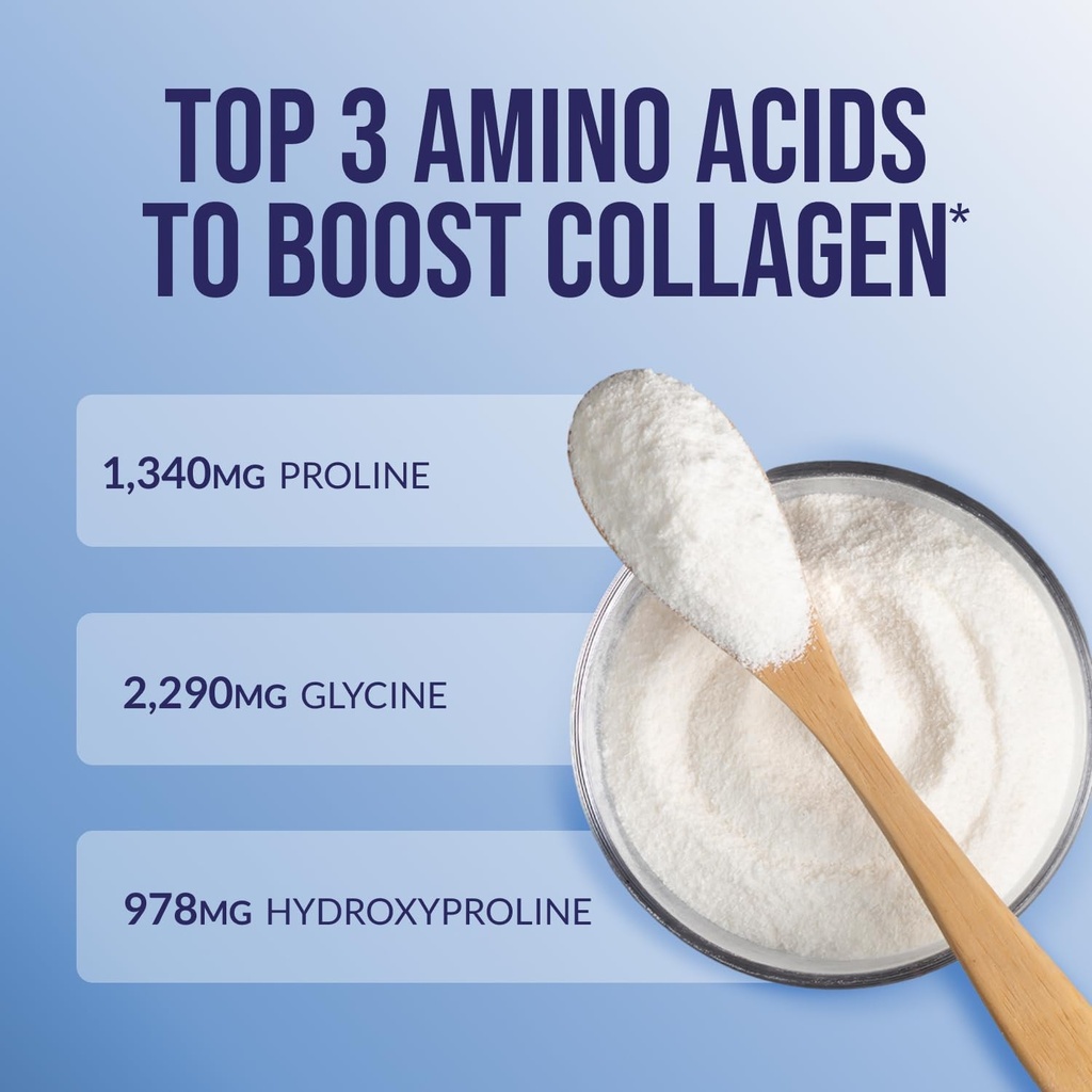 Naked Collagen Coffee Creamer - Vanilla Collagen Creamer For Coffee - Dairy-Free, Gluten-Free, GMO-Free - Support Hair, Skin, and Nails - 40 Servings 4