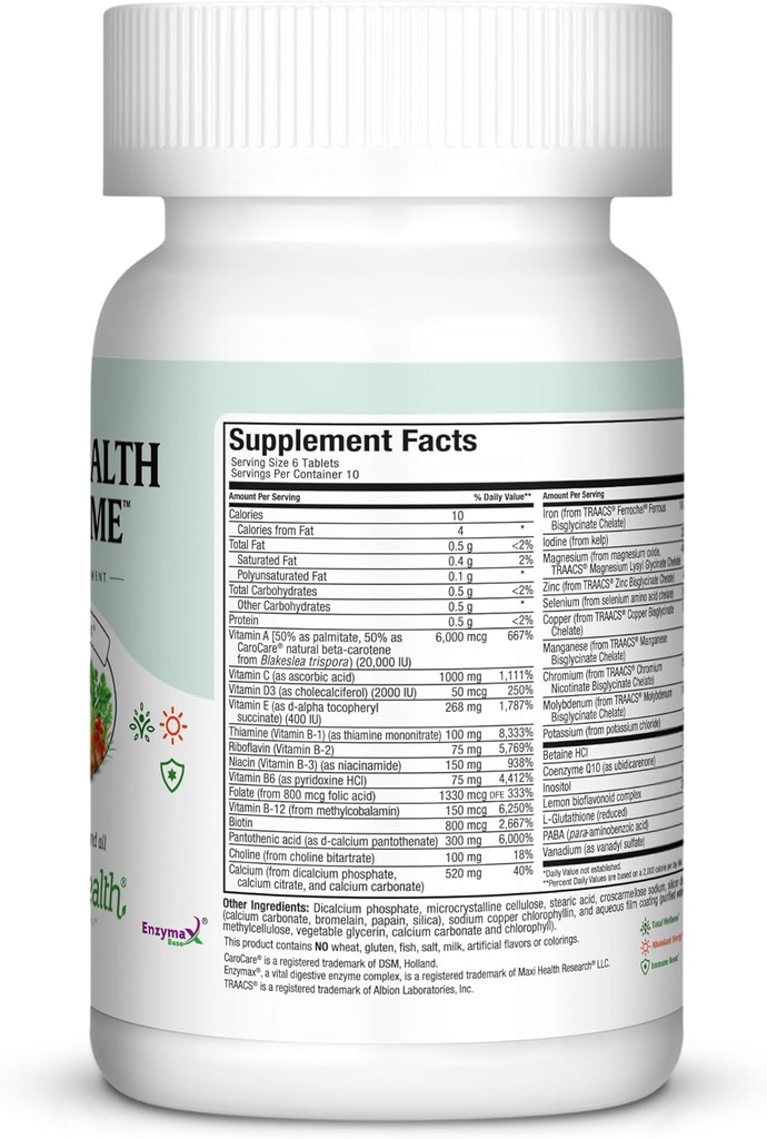 Multivitamin for Men & Women – Supreme High Potency Daily Multi with Minerals, CoQ10 & Antioxidants – Energy, Immune Support, Bone, Heart & Wellness – Vitamin A, C, D, E, B12, B6 & Biotin 360 Tablets 3