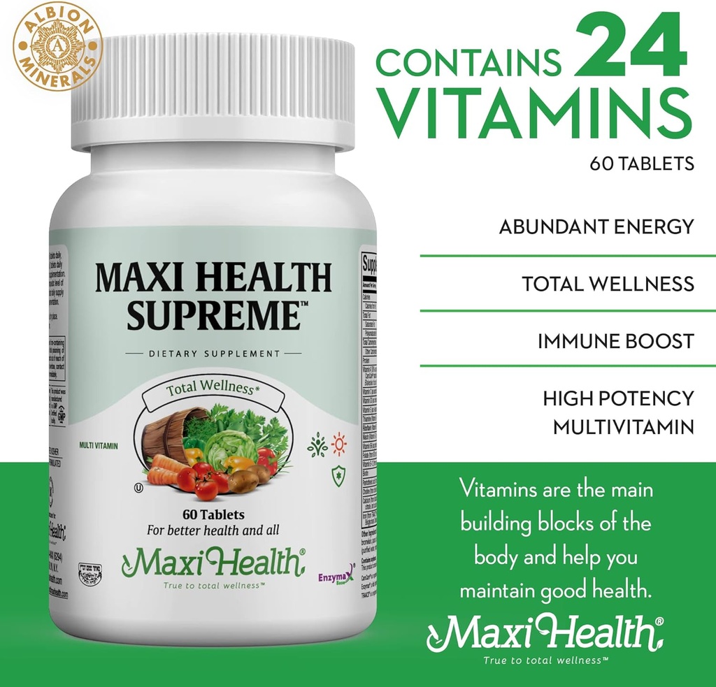 Multivitamin for Men & Women – Supreme High Potency Daily Multi with Minerals, CoQ10 & Antioxidants – Energy, Immune Support, Bone, Heart & Wellness – Vitamin A, C, D, E, B12, B6 & Biotin 360 Tablets 6