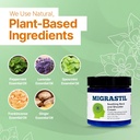 Basic Vigor Migrastil Soothing Neck & Shoulder Cream - Fast-Acting & Powerful - Non-Greasy Topical Cream (4 oz.) Made in The USA 4