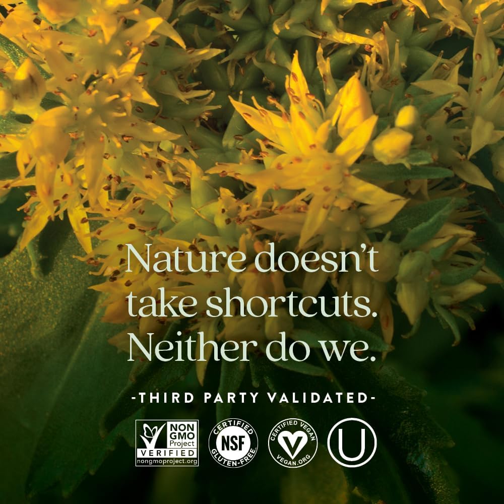 New Chapter Rhodiola Force 300mg with Potent Vegan Rhodiola for Mental Focus & Stamina, Endurance + Mood Support + Stress Adaptogen + Non-GMO Ingredients - 30 Count 6