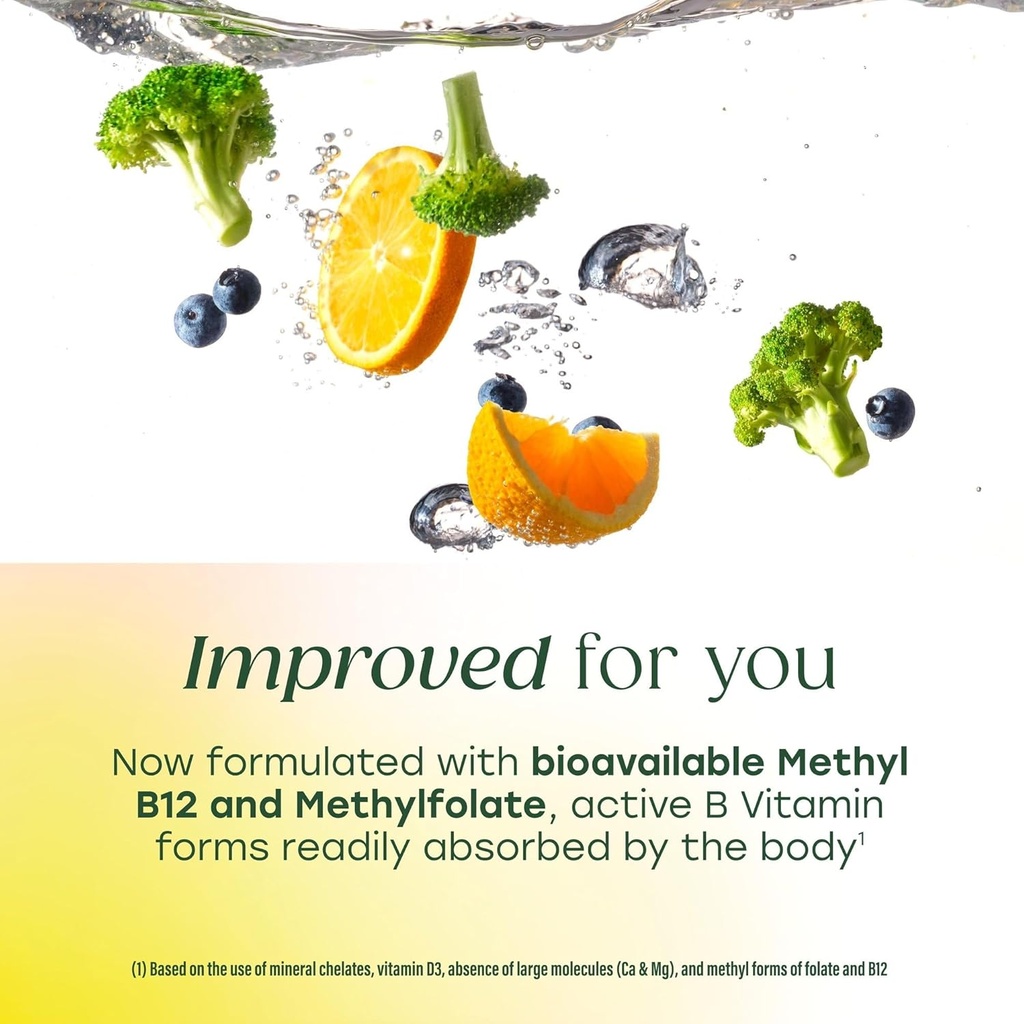 MegaFood Women's 40+ One Daily Multivitamin for Women - with Vitamin B12, B6, C, D, Zinc & Iron – Plus Real Food - Immune Support - Bone Health - Non-GMO - Vegetarian - 30 Tabs 6