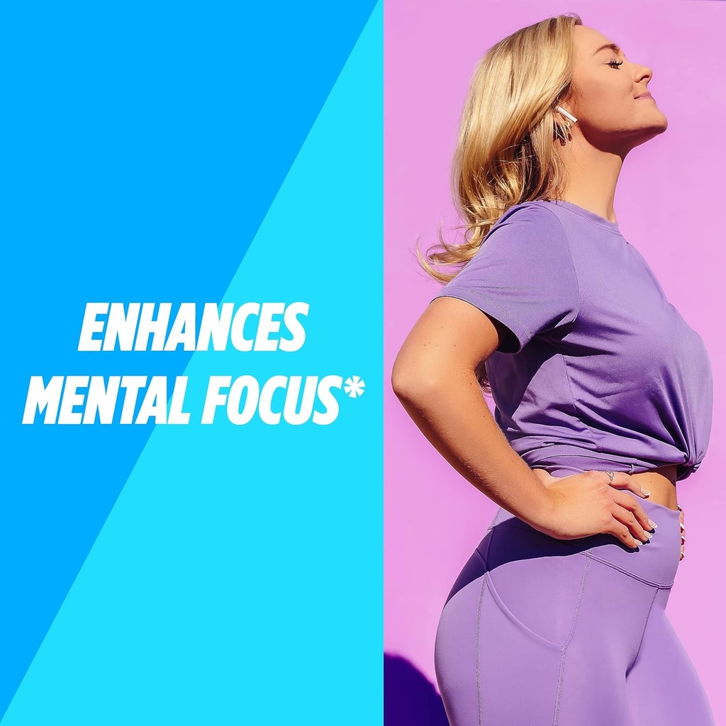 AdvoCare Spark Vitamin & Amino Acid Supplement - Focus & Energy Drink Powder Mix with Vitamin A, B-6, C & E - Also Includes L-Carnitine & L-Tyrosine - Grape, 14 Stick Packs 5