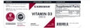 Vitamin D-3 2000 IU Capsules - Hypo - 120 ct 4
