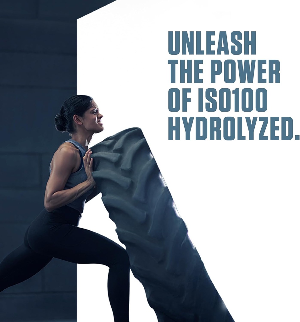 Dymatize ISO100 Whey Protein Powder Isolate, Fudge Brownie, 25g of Protein, 5 Pound, 5.5g BCAAs, Less Than 120 Cal., Gluten Free, 1g Fat, 1g Sugar, 2g Carb (70 Servings) 6