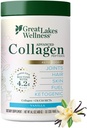 Great Lakes Wellness Keto Boost Advanced Collagen Peptides Powder with 4.2g MCTs - Vanilla Flavored - Nutritiously-Rich Non-Dairy Coffee Creamer or Smoothie Alt - Non-GMO, Kosher - 14.1 oz 2