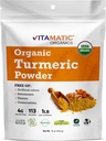 Vitamatic Certified USDA Organic Turmeric Powder – 1 lb (16 oz) 2