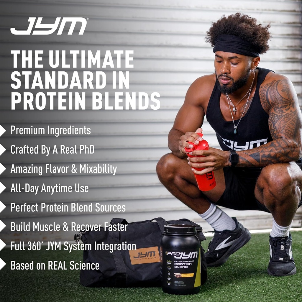 Pro JYM Chocolate Peanut Butter Protein Powder - Whey Protein Isolates, Casein, & Milk Protein, Lean Muscle Building for Men & Women, JYM Supplement Science, 22 Servings 6