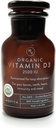 Movita Certified Organic Vitamin D3 2500IU – Supports Energy, Immune Health & Bone Strength – Fermented Whole Foods, Organic, Vegan, Gluten-Free, Non-GMO – 30-Day Supply (Glass Bottle) 2