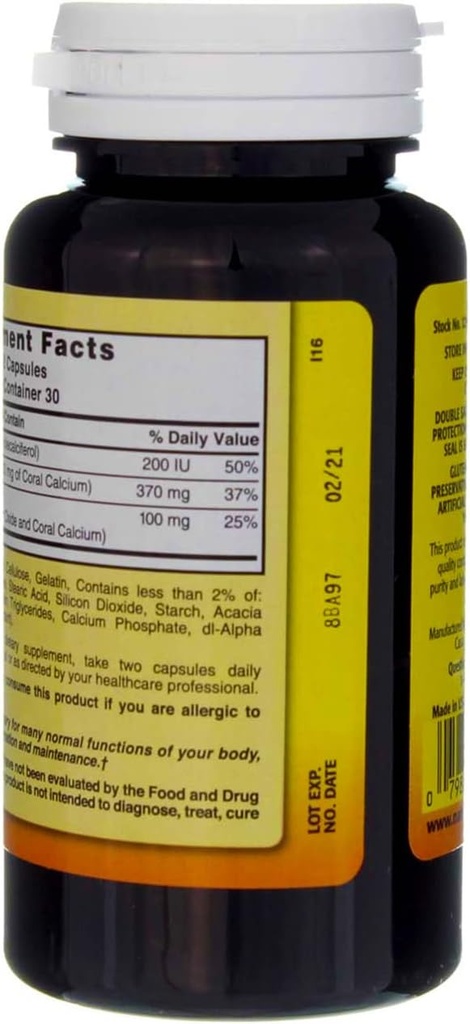 Nature's Blend Okinawa Coral Calcium 1,000 mg 60 Caps 6