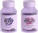 Lemme Sleep & Debloat Bundle - Sleep Gummies, a Drug-Free Nighttime Aid & Debloat Gummies for Digestive & Gut Health, Probiotics & Prebiotics - Gluten Free, Gelatin Free, Non-GMO - 60 Ct. Each 2