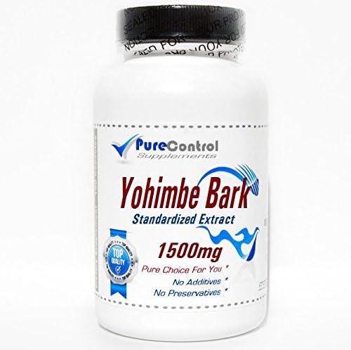 Yohimbe Bark Standardized Extract 1500mg // 200 Capsules // Pure // by PureControl Supplements 2