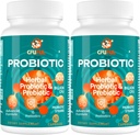 Probiotics for Women & Men - 300 Billion CFU, 24 Strains Probiotic + 15 Organic Herbs Prebiotics Blend, for Overall Digestive Gut Health, Immune, Constipation & Bloating, Shelf Stable - 4 Month Supply 2