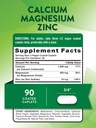 Nature's Truth Calcium Magnesium Zinc | 90 Coated Caplets | Vegan, Non-GMO, and Gluten Free Supplement 3
