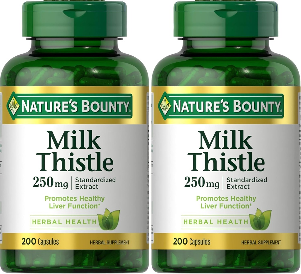 Nature's Bounty Milk Thistle 250 mg Capsules 200 ea 5