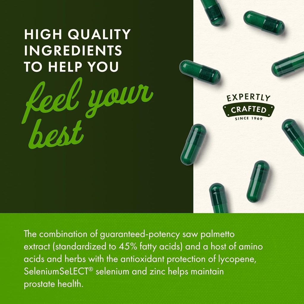 Swanson Prostate Plus - Natural Supplement for Men Promoting Healthy Urinary Tract Flow & Frequency - Supporting Overall Prostate Health - (180 Veggie Capsules) 2 Pack 6