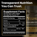 LUAL Calcium Minis 600 mg with Vitamin D3 - Bone & Muscle Support - 150 Mini Softgels - Easy to Swallow - Calcium & D3 for Strong Bones & Mobility 4