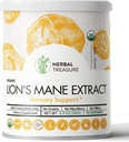 Organic Lions Mane, Non-GMO and Gluten-Free Lions Mane, Neuronal Growth and Immune System, Mushroom Powder for Memory Support, Concentration, Clarity, Creativity and Mood-50 Serving 2