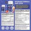 Melatonin 40 mg for Adults - Fast Dissolve & Chewable Sublingual Sleep Supplement - Extra Strength Melatonin with Vitamin D3 & MSM, Selenium for Health Rest Cycle, Deep Zzzs, Sugar-Free, 180 Servings 3