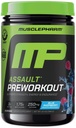 MusclePharm Assault Pre Workout Powder for Men & Women – Energy & Strength Boost Pre-Workout Supplements with Beta Alanine, Caffeine, Creatine & Betaine Anhydrous – 30 Servings, Blue Raspberry Flavor 2