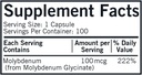 Kirkman - Molybdenum 100 mcg - 100 Capsules - Essential Minerals - Breaks Down Sulfites & Toxins - Hypoallergenic 3