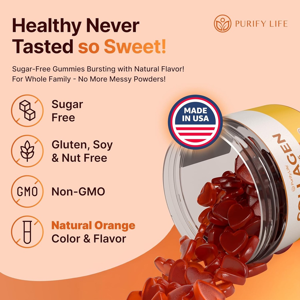 Sugar-Free Marine Collagen Gummies (90 Collagen Chews) Potent 500mg Collagen Gummy for Hair Growth, Healthier Skin & Nails, Pore Reducer & Elasticity Hydrolyzed, Gluten Free, Boosted w Shuddha Gugulu 4