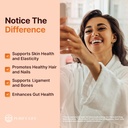 Sugar-Free Marine Collagen Gummies (90 Collagen Chews) Potent 500mg Collagen Gummy for Hair Growth, Healthier Skin & Nails, Pore Reducer & Elasticity Hydrolyzed, Gluten Free, Boosted w Shuddha Gugulu 5