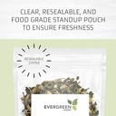 Evergreen Herbs Epazote De Comer Herb - (Wormseed) 8 oz. - wormseed, Jesuit's tea, Mexican-tea, payqu (paico), epazote, or herba sancti Mariæ. - Resealable Stand Up Pouch to Ensure Freshness! 3