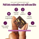 GEM Natural Deep Sleep Aid Nighttime Bite, Melatonin Free and Non-Habit Forming with L-Theanine, Magnesium, Valerian Root Extract, Earthy Herbal Chocolate Cherry (28 Servings) 4