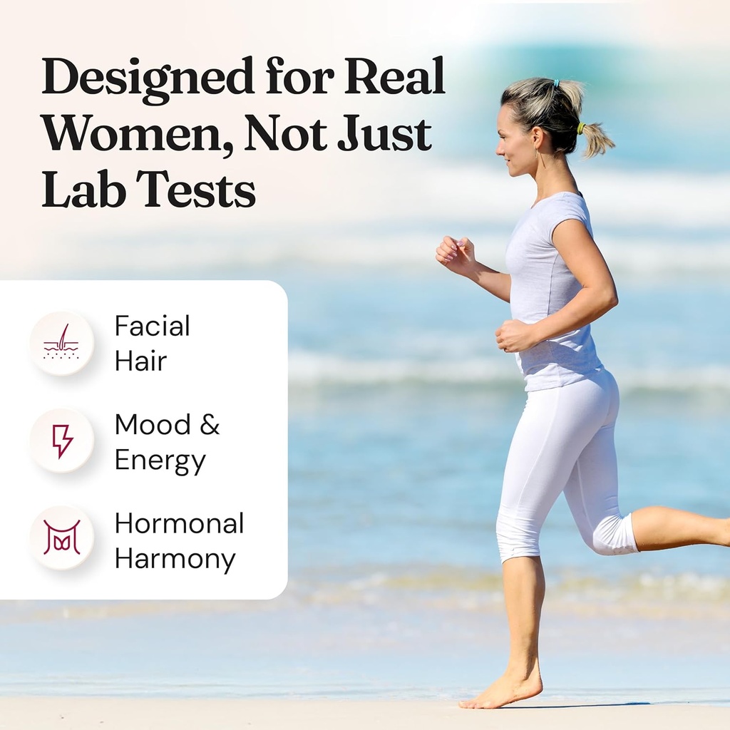 Nourished AndroEase Plus - Natural Balance Supplement for Women - Vegan Formula with Zinc & Saw Palmetto -360 Capsules for Daily Wellness & Vitality - Made in USA 3