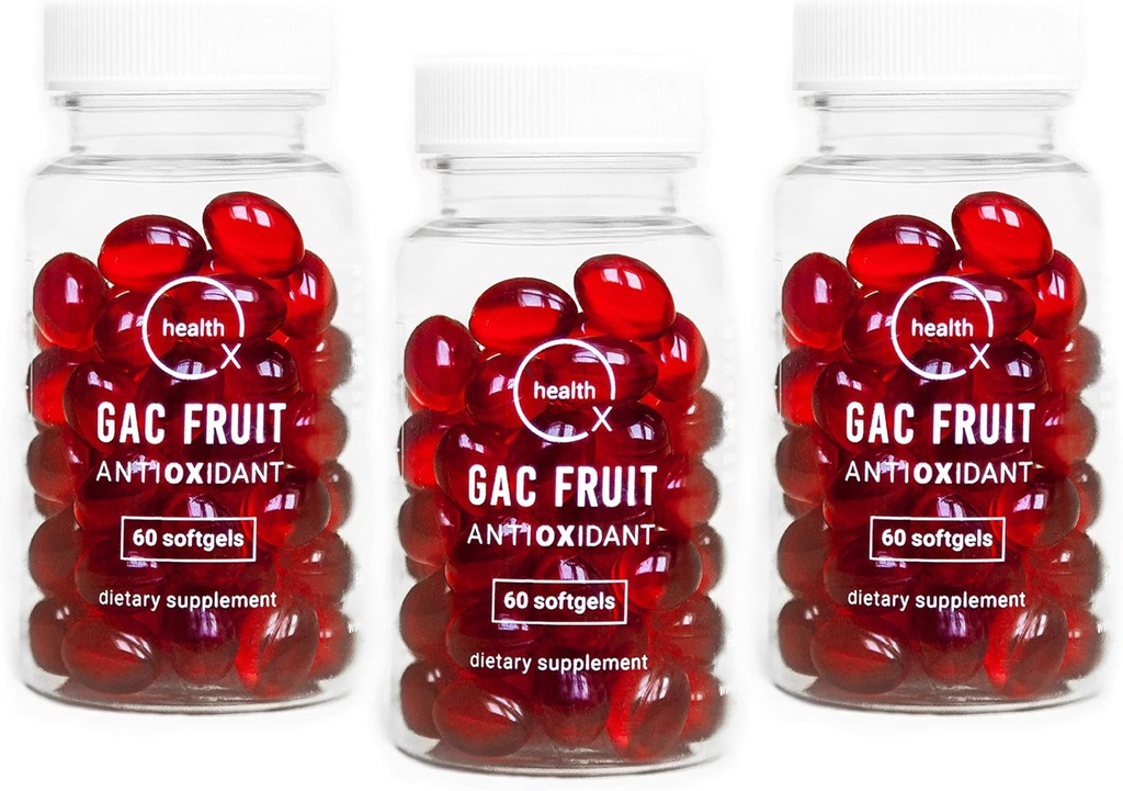 OX HEALTH Super Antioxidant Supplement | Gac Super Fruit | DHA | Momordica | 3-Pack |180 Softgels | Supports Healthy Aging | Immune Support | Advanced Antioxidation 2