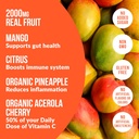 Hydrating Electrolyte Drink Mix - Mango Tangerine, 30 Servings - Hydration Powder w/Coconut Water - Non-GMO, No Added Sugar, 5 Key Electrolytes + Vitamins, Natural Trace Minerals 6