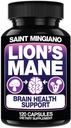 Lion's Mane Mushroom Supplement | 120 Capsules: Alpha Brain Enhancement of Cognitive Clarity, Focus with Our Specialty Blend 4 Mushroom Mycelium Formula 2